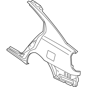 Nissan 78100-7Y030 Fender-Rear, RH