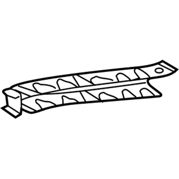 Toyota 57804-08010 Side Rail Reinforcement