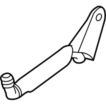 BMW 64-11-6-905-261 Left Condensation Water Outlet Hose