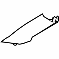 OEM 2007 BMW Z4 Cover, Column A Left - 51-43-3-427-325