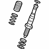 OEM 1999 Acura TL Valve Sub-Assembly, Steering - 53641-S0K-A01