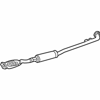 OEM 2003 Toyota Camry Intermed Pipe - 17420-20300