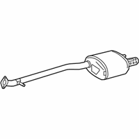 OEM Lexus IS300 Exhaust Tail Pipe Assembly, Left - 17440-36110