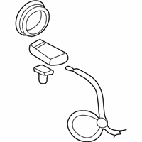 OEM 2004 Chevrolet S10 Sensor Asm, Front Wheel Speed - 19181876