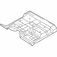 OEM 2008 Ford F-250 Super Duty Floor Pan Assembly - 7C3Z-2511000-A