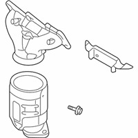 OEM Hyundai Veracruz Exhaust Manifold Catalytic Assembly, Right - 28510-3CZR0