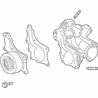 OEM 2013 Scion tC Water Pump Assembly - 16032-0V011