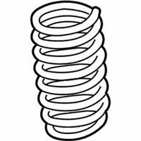OEM BMW M6 Gran Coupe Coil Spring, Front - 31-33-2-284-565
