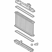 OEM 2018 Lexus ES350 Radiator Assembly - 16400-31850