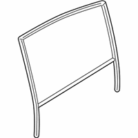 OEM 2013 BMW 740i Left Rear Window Guide - 51-35-7-178-021