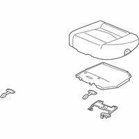 OEM 2013 Kia Forte Cushion Assembly-Rear Seat - 891001M120DAY