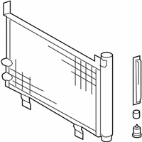 OEM 2009 Toyota Camry Condenser - 88460-33120