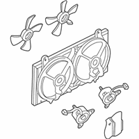 OEM 1999 Nissan Altima Motor Assy-Fan & Shroud - 21481-0Z001