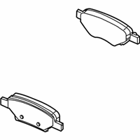 OEM Saturn Relay Pad Kit, Rear Disc Brake - 19181867