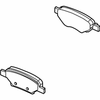 OEM 2005 Buick Terraza Pad Kit, Rear Disc Brake - 19181867