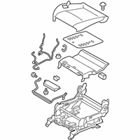 OEM 2014 Infiniti Q70 Cushion Assembly - Front Seat - 87350-1MY0A