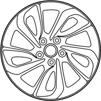 OEM Hyundai Tucson 17 Inch Wheel - 52910-D3210