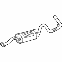 OEM Toyota Tacoma Muffler & Pipe - 17430-0C100