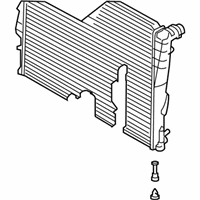 OEM 2006 BMW Z4 Radiator - 17-11-7-551-635