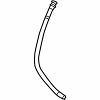 OEM 2008 BMW X6 Hose Line, Headlight Cleaning System - 61-67-7-162-589