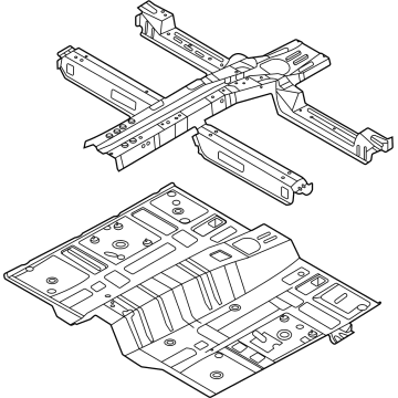 OEM Hyundai Tucson PANEL ASSY-FLOOR, CTR - 65100-P0400