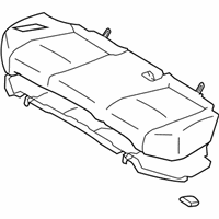 OEM 2013 Infiniti M35h Cushion Assy-Rear Seat - 88300-1MA3B
