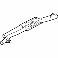 OEM BMW 528xi Centre Muffler - 18-30-7-565-690