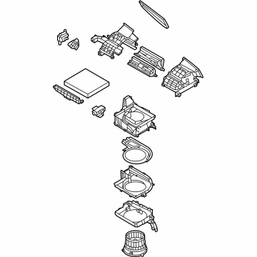 OEM 2022 Hyundai Tucson BLOWER UNIT - 97100-N9050