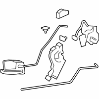 OEM 2004 Mercury Mountaineer Latch Assembly - 5L2Z-78264A00-AC