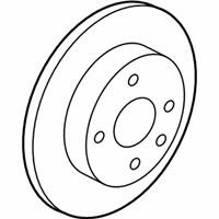 OEM 2009 Saturn Astra Rear Brake Rotor Set - 95526658