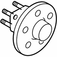 OEM Saturn Rear Wheel Bearing - 93178626