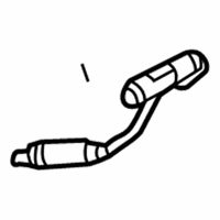 OEM 2012 BMW X5 Oxygen Sensor, Black - 11-78-7-539-125