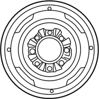 OEM 1998 Ford E-250 Econoline Wheel - F8UZ-1015-BA