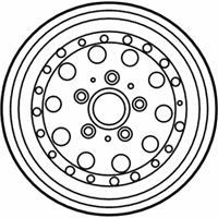 OEM 1998 Ford E-250 Econoline Alloy Wheels - F6UZ1007JA
