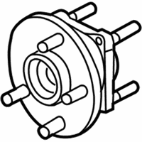 OEM 2008 Jeep Commander Hub And Bearing - 52111884AB