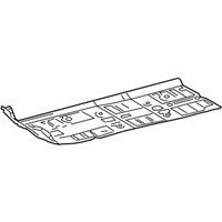 OEM 2021 Toyota Camry Front Floor Pan - 58111-06191