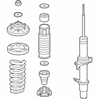 OEM 2011 Acura RL Shock Absorber Assembly, Right Front - 51601-SJA-A61