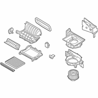 OEM 2018 Hyundai Santa Fe Sport Blower Unit - 97100-4Z000
