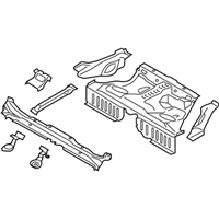 OEM 2015 Ford Mustang Center Floor Pan - FR3Z-6311160-A