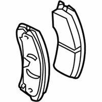 OEM 2010 Chevrolet Corvette Rear Pads - 22956256