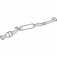 OEM 2010 Toyota Sienna Converter & Pipe - 17420-0P080