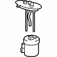 OEM 2016 Lexus IS300 Plate Sub-Assembly, Fuel - 77024-53090