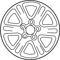 OEM 2005 Toyota Highlander Wheel - 42611-48280