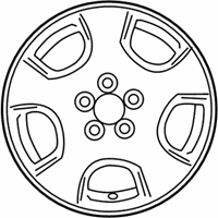 OEM 2005 Toyota Highlander Wheel - 42611-48300