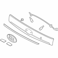 OEM Kia Sedona Lamp Assembly-License - 925014D510