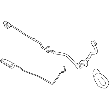 OEM HOLDER & WIRING-LICENSE LAMP - 92550-J9600