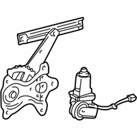 OEM 2003 Lexus GS300 Regulator Sub-Assy, Rear Door Window, LH - 69804-30240