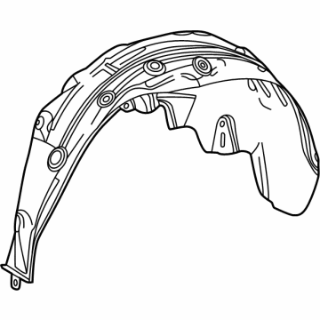OEM 2022 Lexus NX250 LINER, RR WHEEL HOUS - 65637-78020