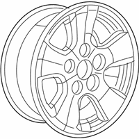 OEM 2008 Dodge Dakota Aluminum Wheel - ZR76PAKAA