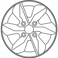 OEM Nissan Versa Aluminum Wheel - 40300-ZW81A